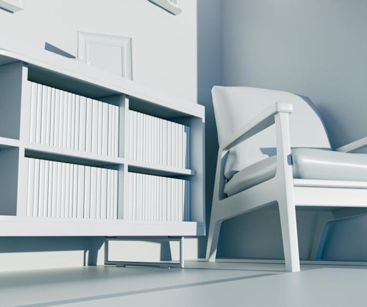 Meble termoaktywne z PCM i gliną kapilarną – pasywne chłodzenie i dogrzewanie bez prądu w salonie i sypialni